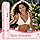 2-in-1 Electric Bikini Trimmer for Women - Dual Head Electric Razor, Waterproof Painless Bikini Shaver, Pubic Hair Trimmer for Private Area & Body Hair, Pink